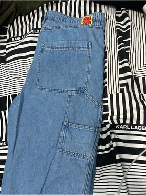Empyre Light Blue Denim Cargo Pants